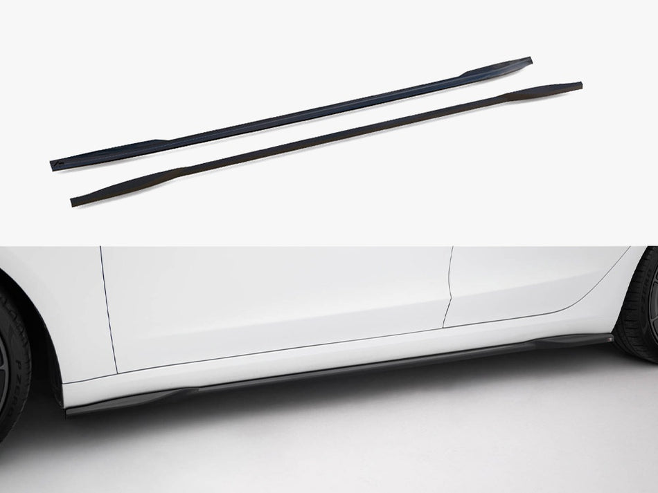 Maxton Design Side Skirts Diffusers V.2 Tesla Model 3 Performance Mk1 Facelift - TE-MODEL3-1F-SD2G - Image 1