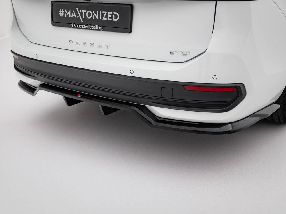 Maxton Design Rear Splitter (Vertical Bars) Volkswagen Passat B9 - VW-PA-B9-RD1G+RD2G - Image 3