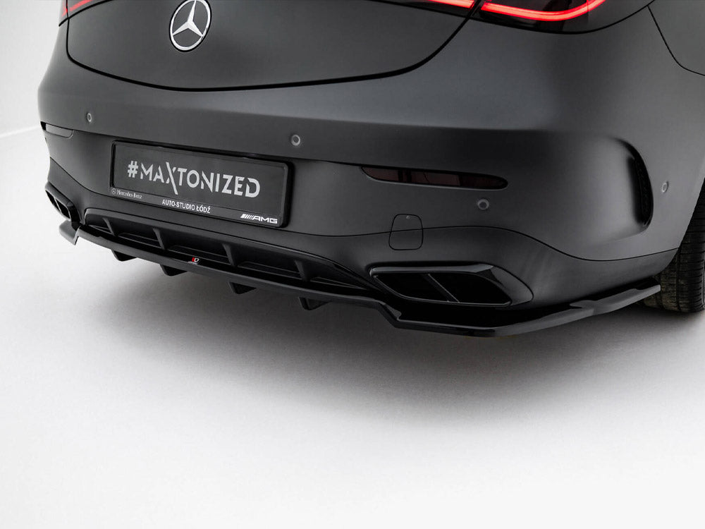 Maxton Design Rear Splitter (Vertical Bars) Mercedes-Benz CLE AMG-Line C236 - ME-CLE-236-AMGLINE-RD1G+RD2G - Image 3