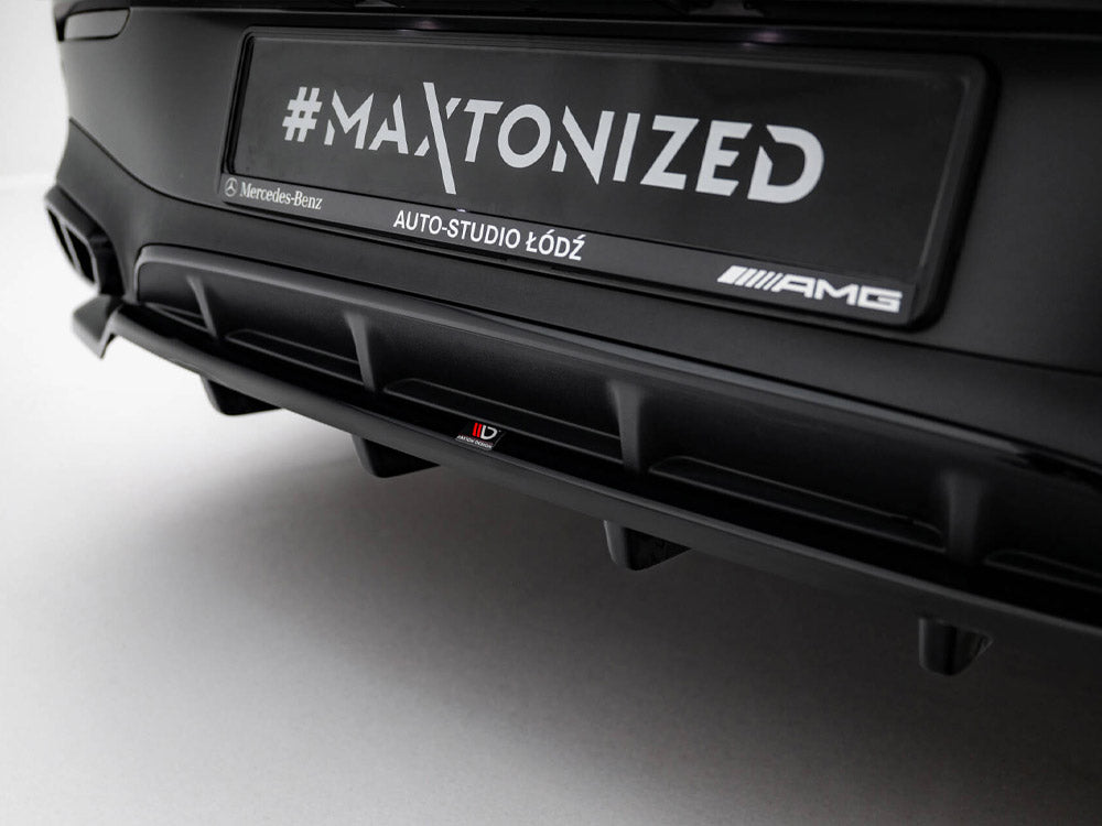 Maxton Design Rear Splitter (Vertical Bars) Mercedes-Benz CLE AMG-Line C236 - ME-CLE-236-AMGLINE-RD1G+RD2G - Image 4
