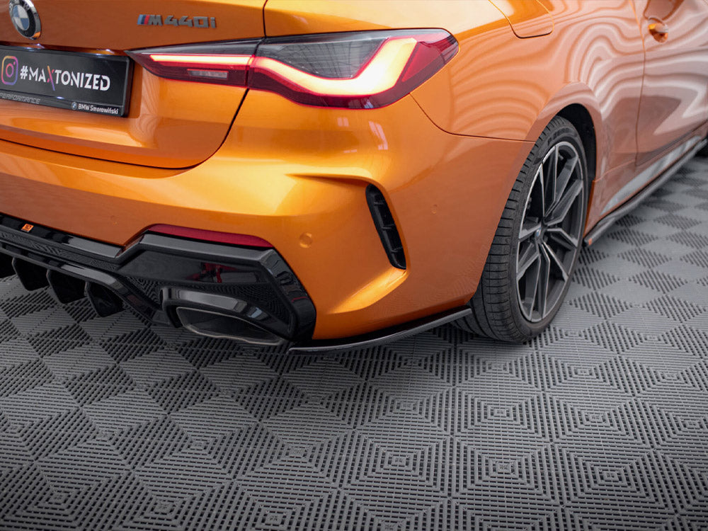 Maxton Design Rear Side Splitters V.5 BMW 4 M440i G22 / G23 / G22 Facelift / G23 Facelift - BM-4-G22-MPACK-RSD5G - Image 3