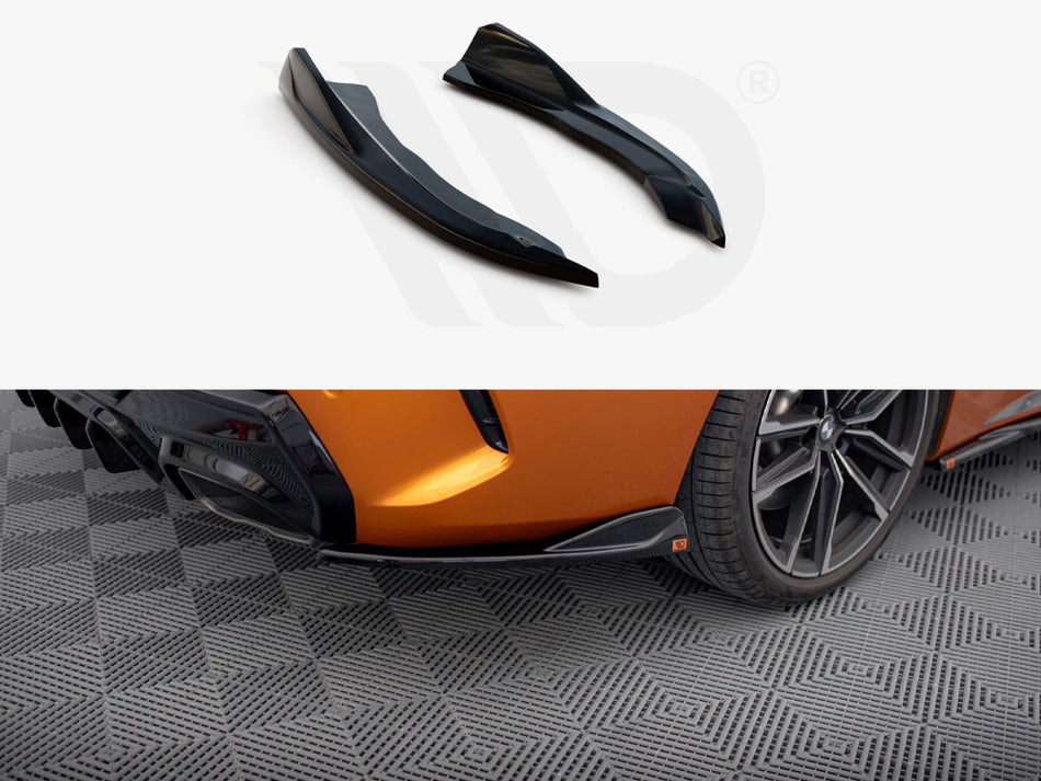 MAXTON DESIGN Rear Side Splitters V.6 BMW 4 M440i G22 / G23 / G22 Facelift / G23 Facelift