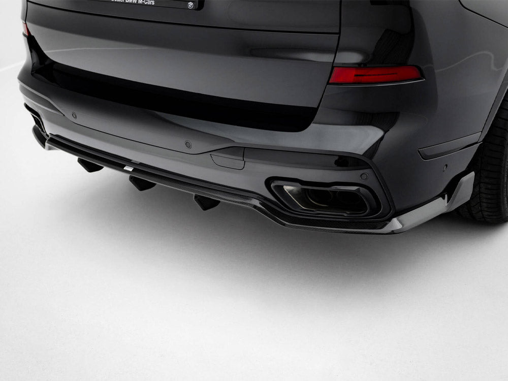 Maxton Design Carbon Fiber Rear Diffuser BMW X7 M-Pack G07 Facelift - CF-BM-X7-07F-MPACK-RS1-245-P - Image 3
