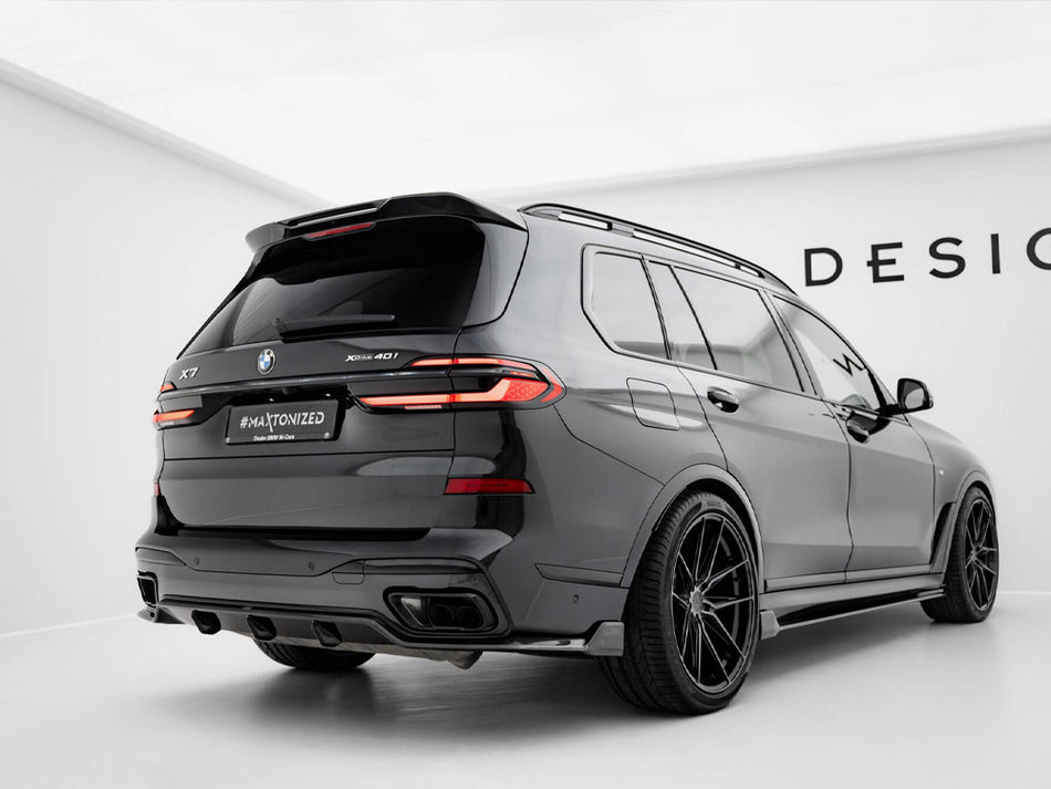 Maxton Design Carbon Fiber Tailgate Spoiler BMW X7 M-Pack G07 Facelift - CF-BM-X7-07F-MPACK-H1+H1R-245-P - Image 2
