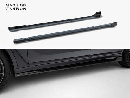 Maxton Design Carbon Fiber Side Skirts BMW X7 M-Pack G07 Facelift - CF-BM-X7-07F-MPACK-SD1-245-P - Image 1