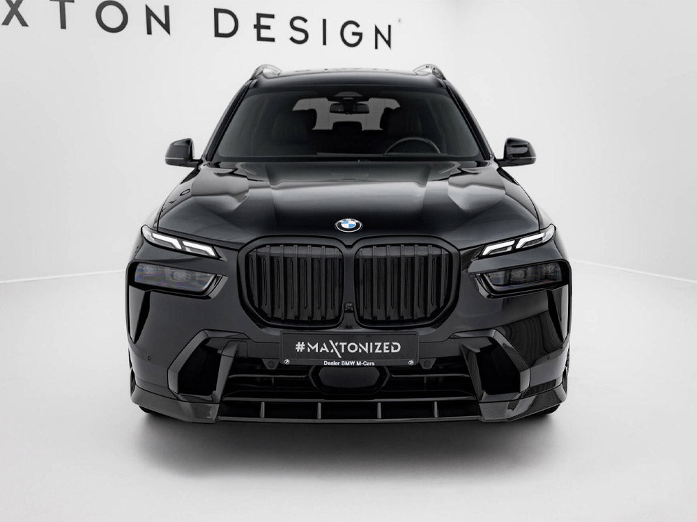 Maxton Design Carbon Fiber Front Splitter BMW X7 M-Pack G07 Facelift - CF-BM-X7-07F-MPACK-FD1-245-P - Image 3