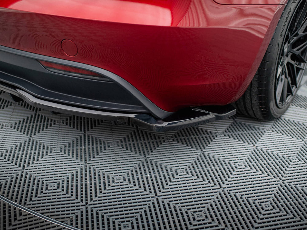 Maxton Design Rear Splitter (Vertical Bars) V.1 Tesla Model 3 FL Project Highland - TE-MODEL3-1F-RD1G+RD3G - Image 4