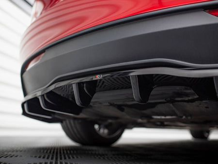 Maxton Design Rear Splitter (Vertical Bars) V.1 Tesla Model 3 FL Project Highland - TE-MODEL3-1F-RD1G+RD3G - Image 6