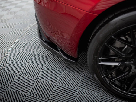 Maxton Design Rear Splitter (Vertical Bars) V.1 Tesla Model 3 FL Project Highland - TE-MODEL3-1F-RD1G+RD3G - Image 5