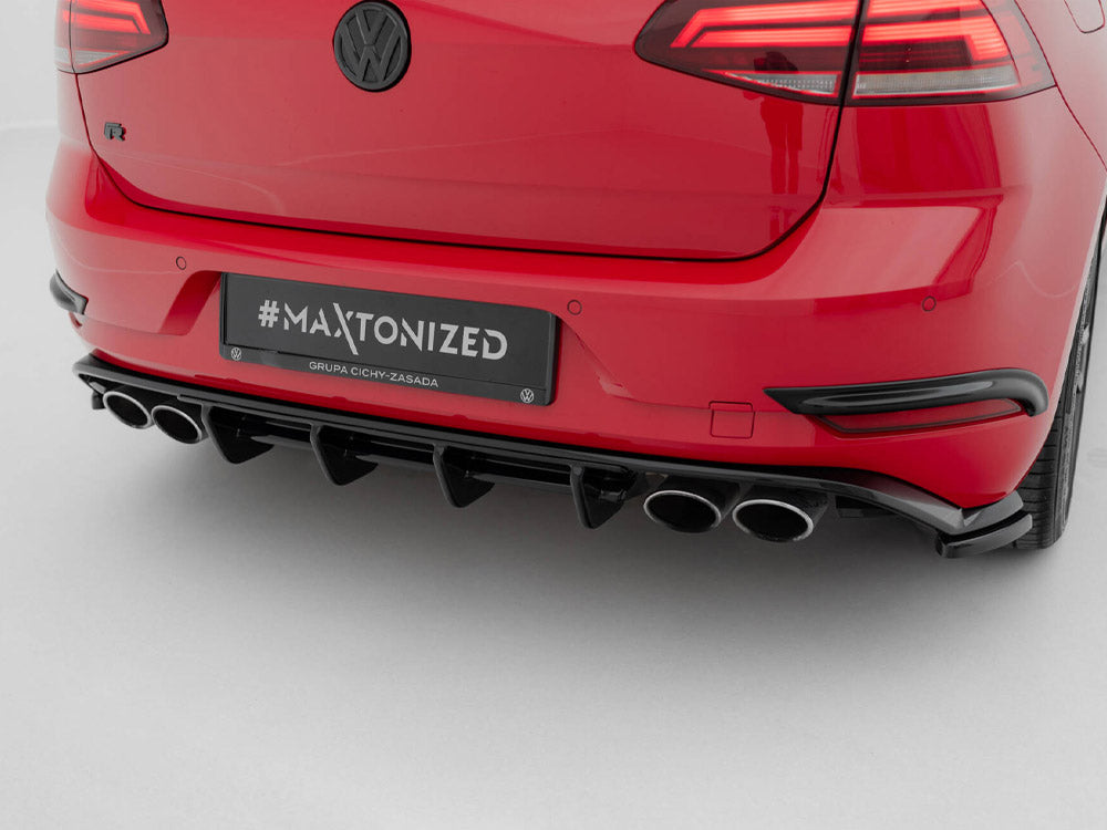 Maxton Design Rear Valance Volkswagen Golf R Hatchback Mk7 Facelift - VW-GO-7F-R-RS1G - Image 4