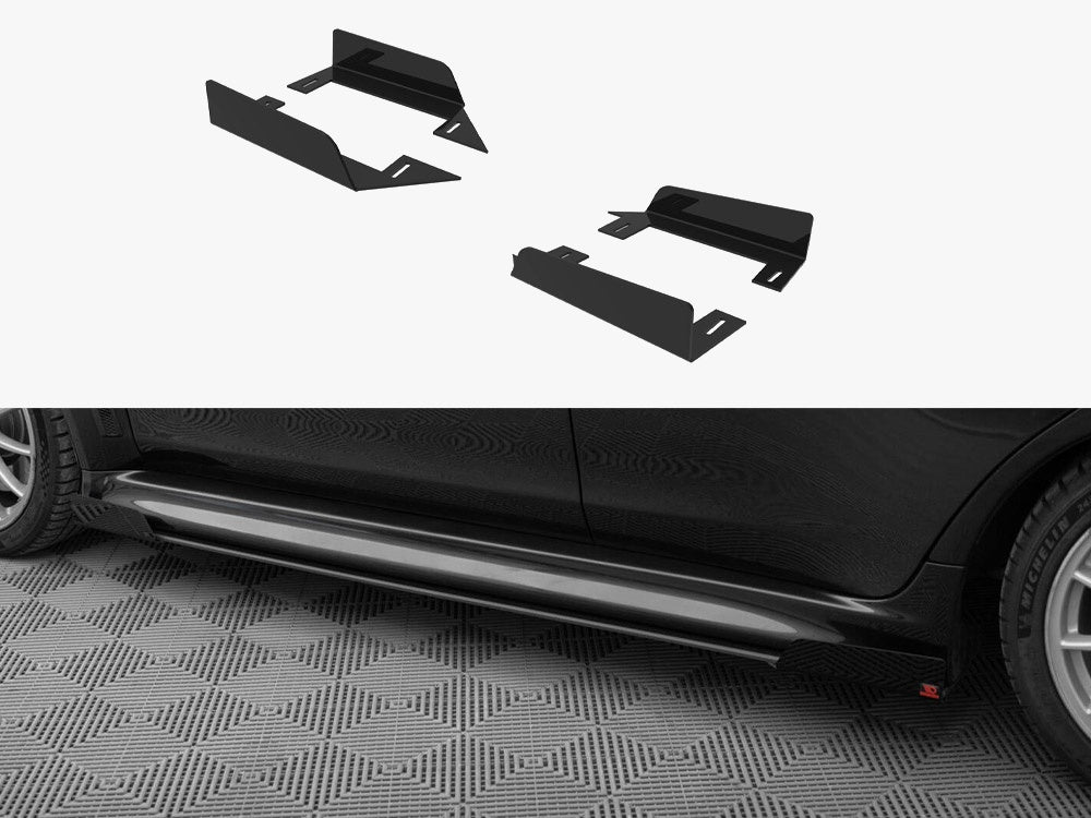 Maxton Design Side Flaps Mitsubishi Lancer EVO X - MILA10EVOCNC-SF1G - Image 1