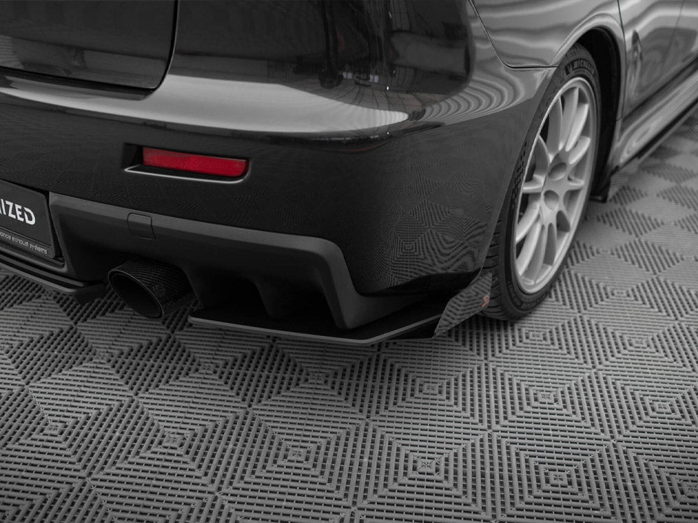 Street Pro Rear Side Splitters + Flaps Mitsubishi Lancer EVO X