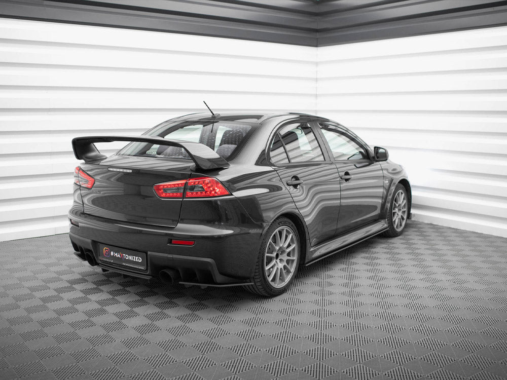 Maxton Design Street Pro Rear Side Splitters Mitsubishi Lancer EVO X - MILA10EVOCNC-RSD1B - Image 2