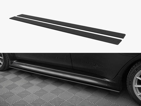 Maxton Design Street PRO Side Skirts Diffusers Mitsubishi Lancer EVO X - MILA10EVOCNC-SD2B - Image 1