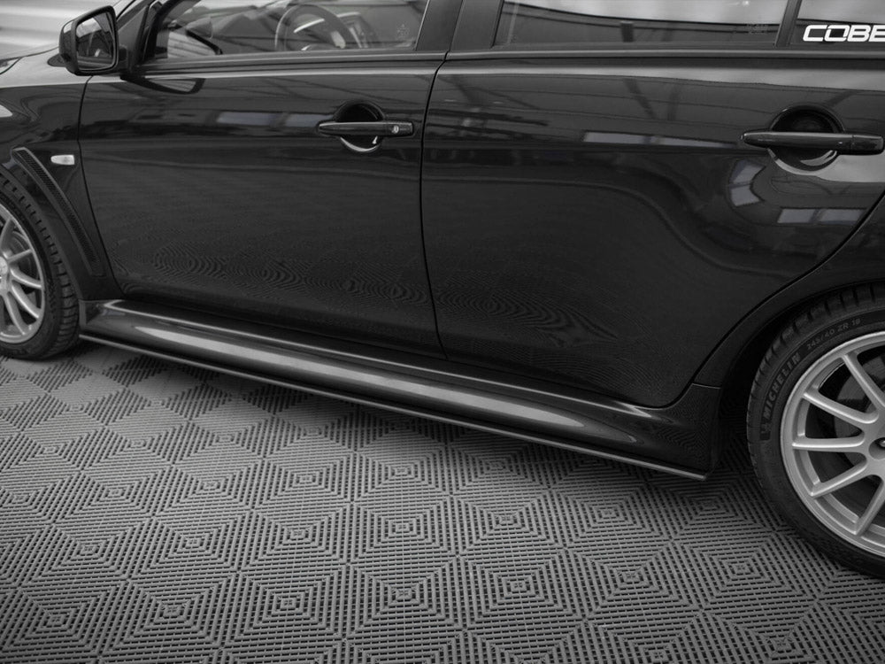 Maxton Design Street PRO Side Skirts Diffusers Mitsubishi Lancer EVO X - MILA10EVOCNC-SD2B - Image 3