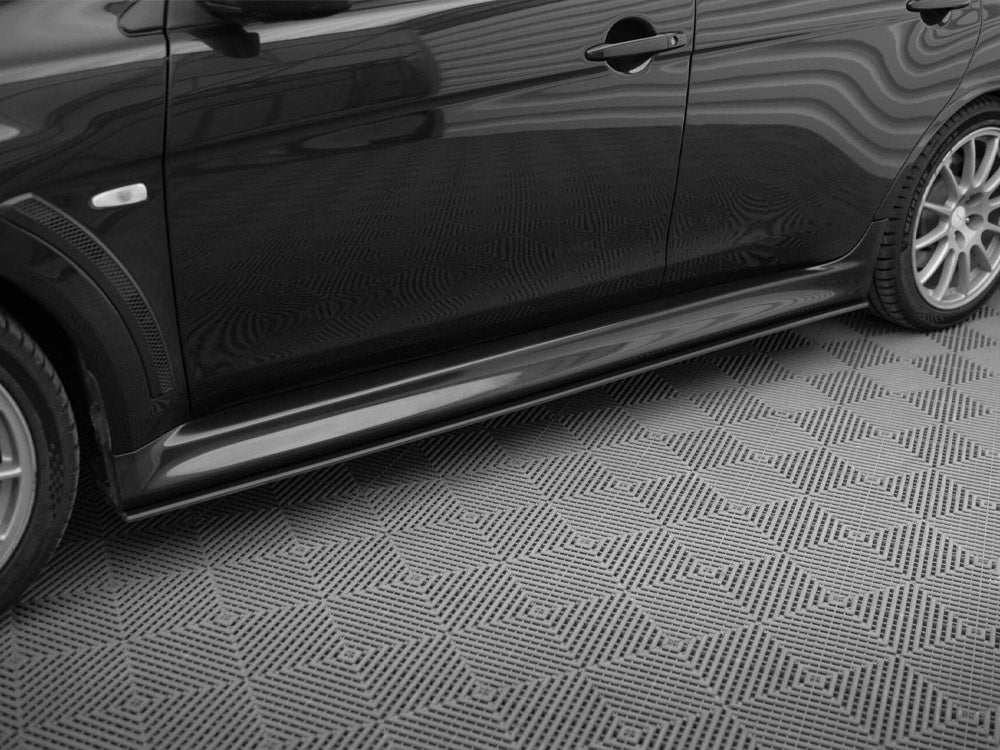 Maxton Design Street PRO Side Skirts Diffusers Mitsubishi Lancer EVO X - MILA10EVOCNC-SD2B - Image 4