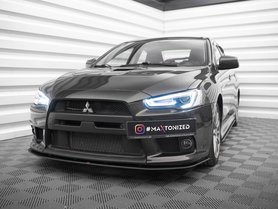 Maxton Design Street PRO Front Splitter Mitsubishi Lancer EVO X - MILA10EVOCNC-FD4B - Image 2