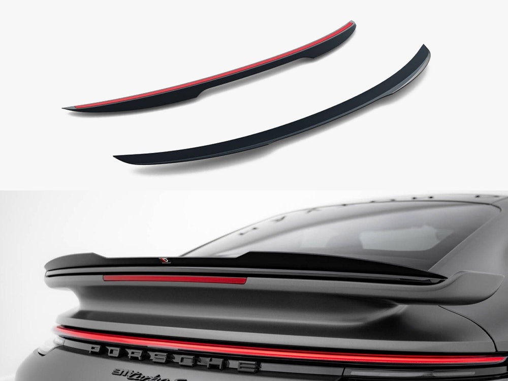 Maxton Design Spoiler CAP Porsche 911 Turbo S Sport Package 992 - PO-911-992-TURBO-S-SPORT-CAP1G - Image 1