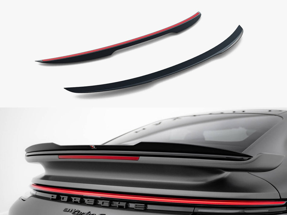 Maxton Design Spoiler CAP Porsche 911 Turbo S Sport Package 992 - PO-911-992-TURBO-S-SPORT-CAP1G - Image 1