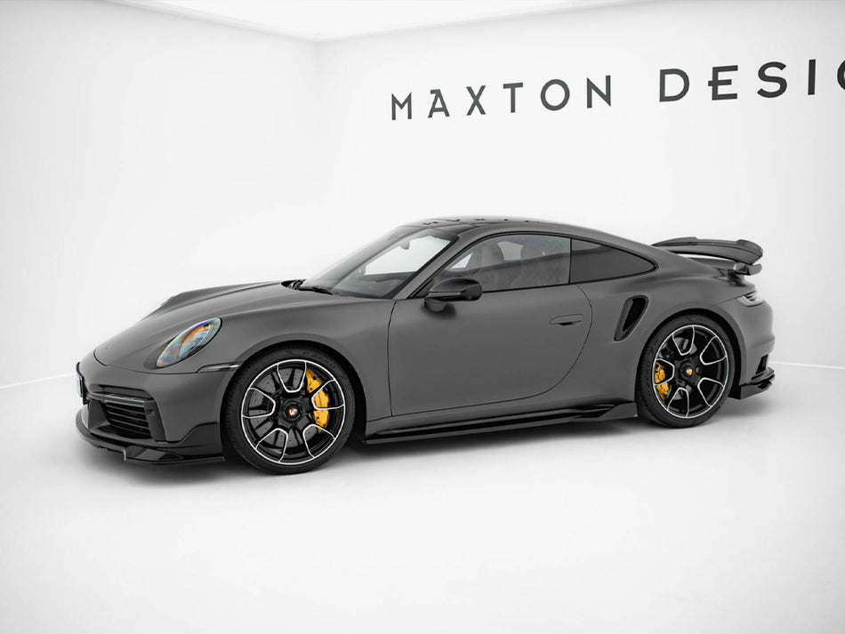 Maxton Design Side Skirts Diffusers Porsche 911 Turbo S Sport Package 992 - PO-911-992-TURBO-S-SD1G - Image 2