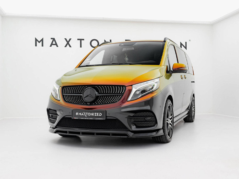 Maxton Design Front Splitter V.6 Mercedes-Benz V-Class AMG-Line W447 Facelift - ME-V-447F-AMGLINE-FD6G+FD6RG - Image 2