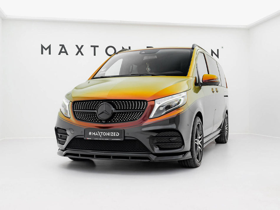 Maxton Design Front Splitter V.6 Mercedes-Benz V-Class AMG-Line W447 Facelift - ME-V-447F-AMGLINE-FD6G+FD6RG - Image 2