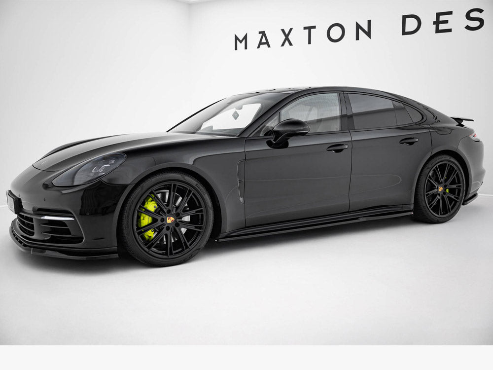 Maxton Design Side Skirts Diffusers V.2 Porsche Panamera Turbo S E-Hybrid / Panamera E-Hybrid 971 - PO-PA-971-H-SD2G - Image 2