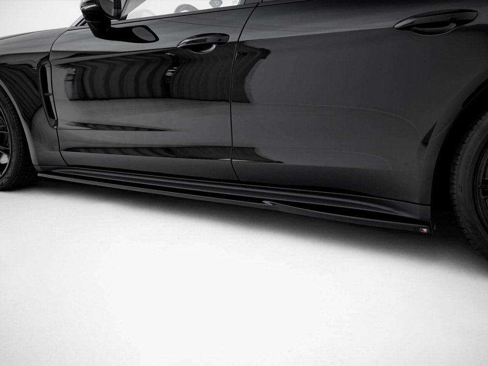 Maxton Design Side Skirts Diffusers V.2 Porsche Panamera Turbo S E-Hybrid / Panamera E-Hybrid 971 - PO-PA-971-H-SD2G - Image 4