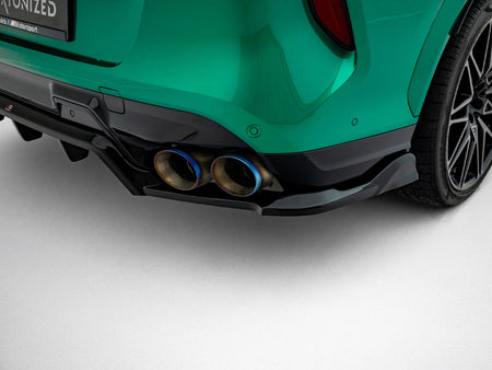 Maxton Design Rear Splitter (Vertical Bars) BMW X6 M F96 Facelift - BM-X6-F96-M-RD1G+RD2G - Image 5