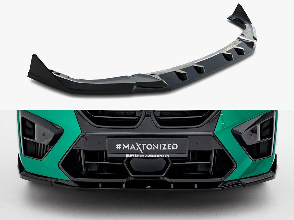 Maxton Design Front Splitter V.2 BMW X6 M F96 Facelift - BM-X6-F96F-M-FD2G - Image 1