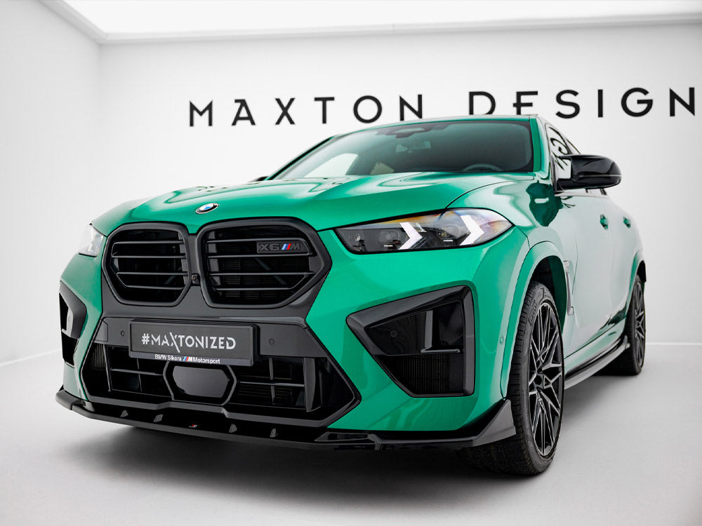 Maxton Design Front Splitter V.2 BMW X6 M F96 Facelift - BM-X6-F96F-M-FD2G - Image 2