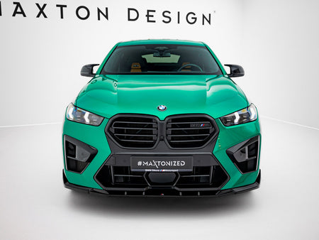 Maxton Design Front Splitter V.2 BMW X6 M F96 Facelift - BM-X6-F96F-M-FD2G - Image 3