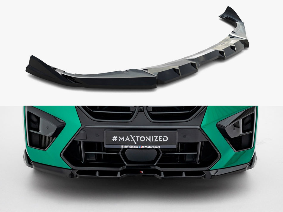 Maxton Design Front Splitter V.1 BMW X6 M F96 Facelift - BM-X6-F96F-M-FD1G - Image 1