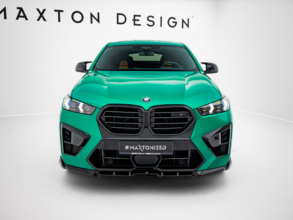 Maxton Design Front Splitter V.1 BMW X6 M F96 Facelift - BM-X6-F96F-M-FD1G - Image 3