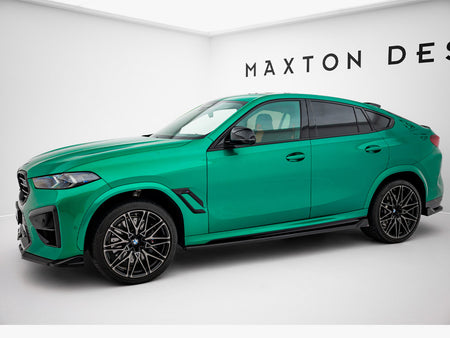 Maxton Design Side Skirts Diffusers BMW X6 M F96 Facelift - BM-X6-F96-M-SD1G - Image 2
