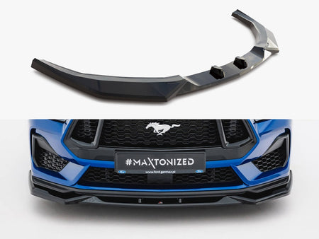 Maxton Design Front Splitter V.2 Ford Mustang GT Mk7 - FO-MU-7-GT-FD2G - Image 1