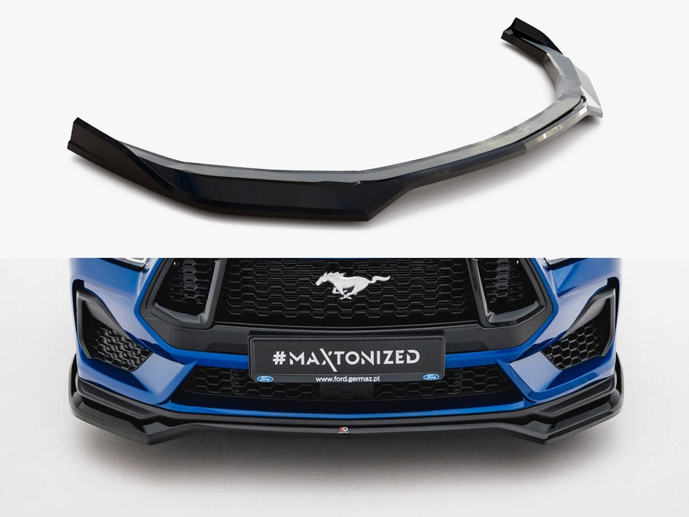 Maxton Design Front Splitter V.1 Ford Mustang GT Mk7 - FO-MU-7-GT-FD1G - Image 1