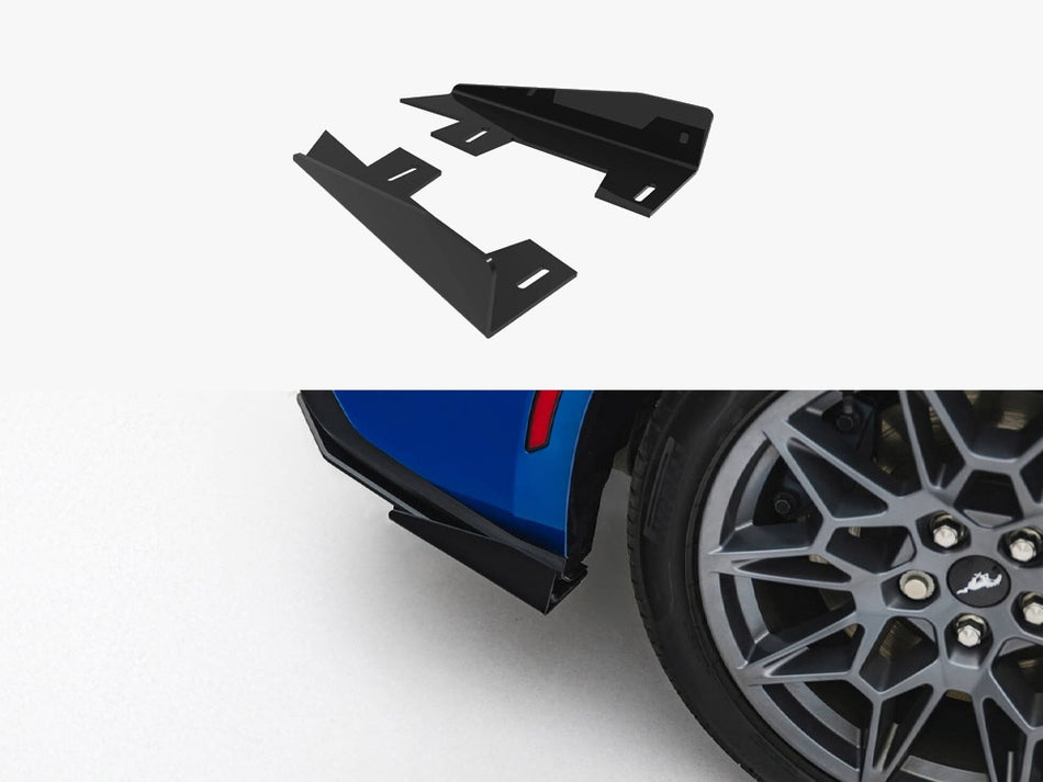 Maxton Design Rear Side Flaps Ford Mustang GT Mk7 - FOMU7GTCNC-RSF1G - Image 1