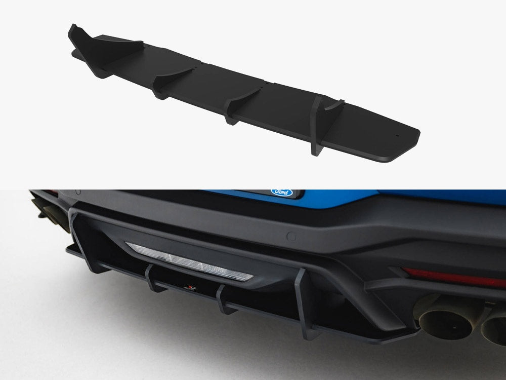 Maxton Design Street PRO Rear Diffuser Ford Mustang GT Mk7 - FOMU7GTCNC-RS1B - Image 1