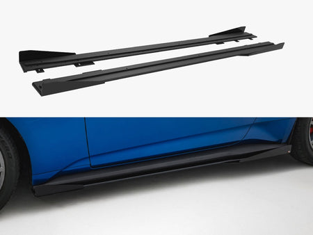 Street PRO Side Skirts Diffusers + Flaps Ford Mustang GT Mk7