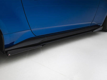 Maxton Design Street PRO Side Skirts Diffusers + Flaps Ford Mustang GT Mk7 - FOMU7GTCNC-SD1B+SF1G - Image 5
