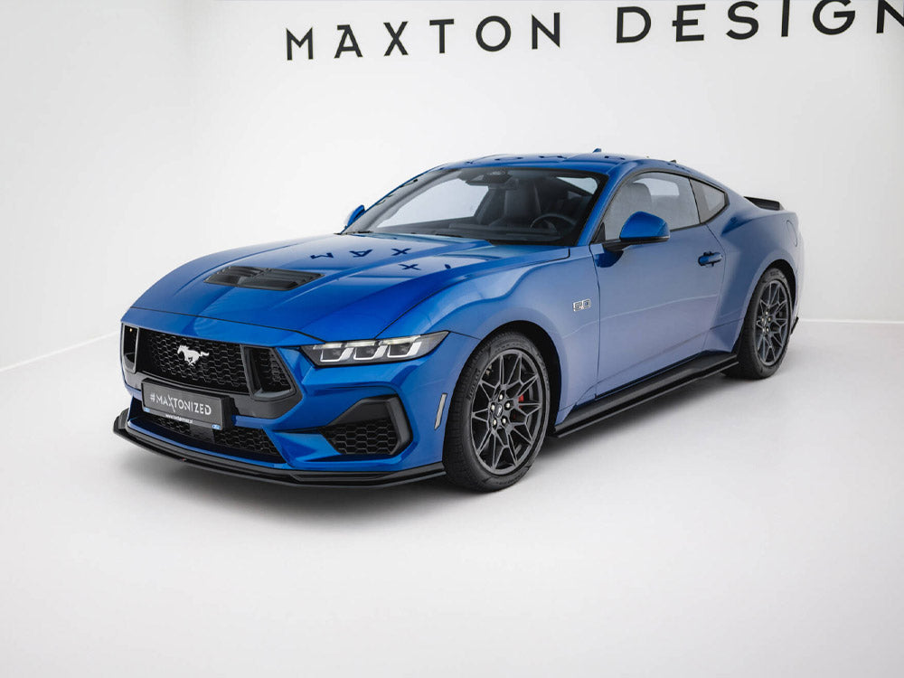 Maxton Design Street PRO Side Skirts Diffusers Ford Mustang GT Mk7 - FOMU7GTCNC-SD1B - Image 2