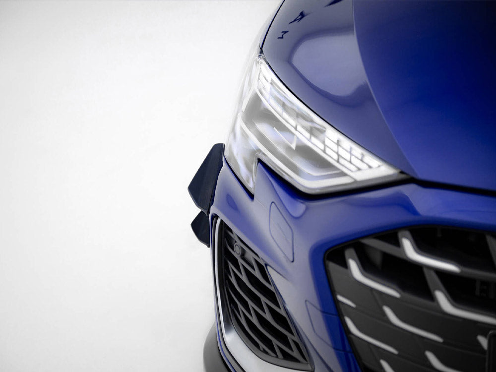 Maxton Design Front Bumper Wings (Canards) Audi A3 S-Line Sedan / S3 Sedan 8Y Facelift - AU-S3-8YF-CAN1 - Image 4