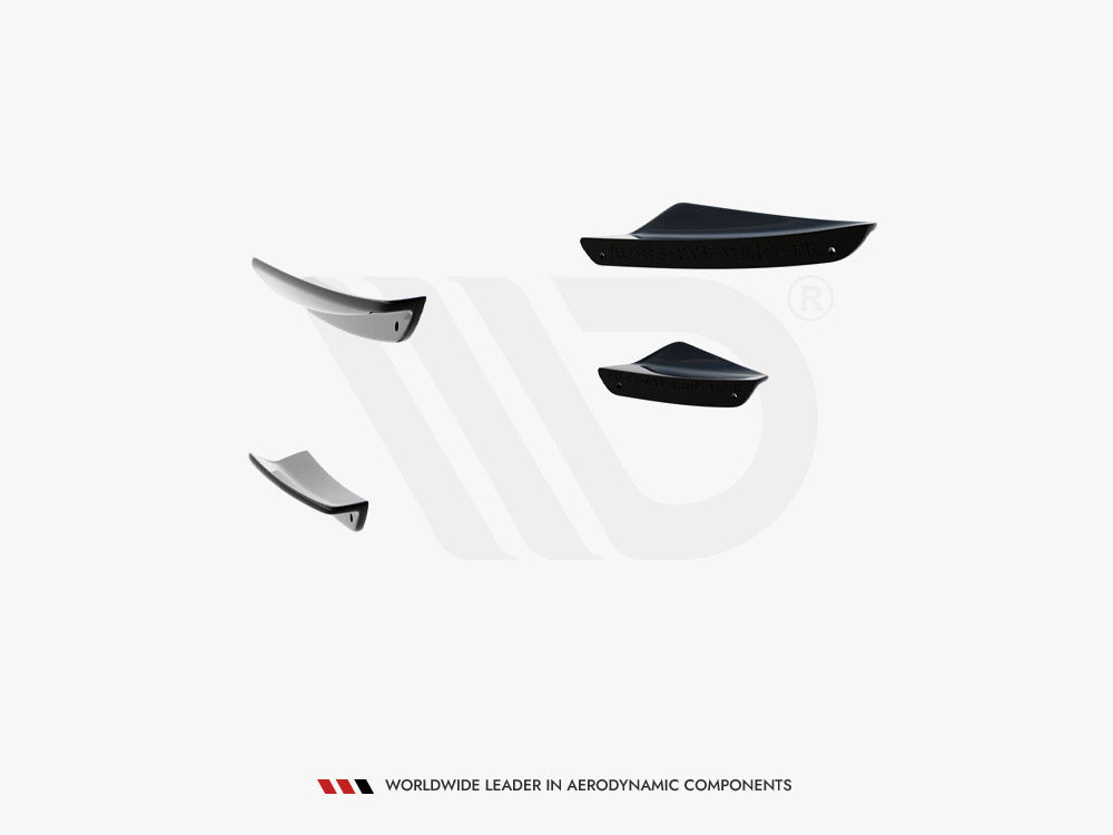 Maxton Design Front Bumper Wings (Canards) Audi A3 S-Line Sedan / S3 Sedan 8Y Facelift - AU-S3-8YF-CAN1 - Image 6