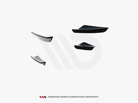Maxton Design Front Bumper Wings (Canards) Audi A3 S-Line Sedan / S3 Sedan 8Y Facelift - AU-S3-8YF-CAN1 - Image 6
