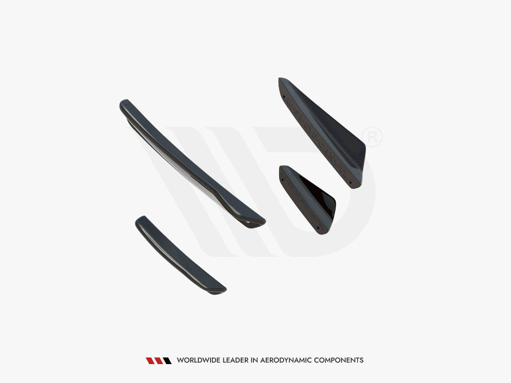 Maxton Design Front Bumper Wings (Canards) Audi A3 S-Line Sedan / S3 Sedan 8Y Facelift - AU-S3-8YF-CAN1 - Image 7