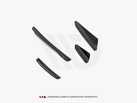 Maxton Design Front Bumper Wings (Canards) Audi A3 S-Line Sedan / S3 Sedan 8Y Facelift - AU-S3-8YF-CAN1 - Image 7