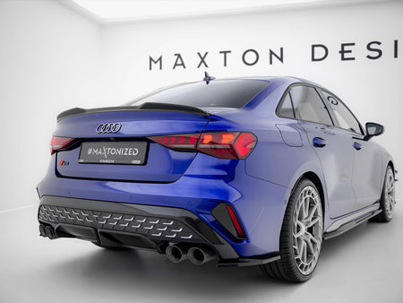 Maxton Design Rear Side Splitters V.1 Audi S3 Sedan 8Y Facelift - AU-S3-8YF-S-RSD1G - Image 2