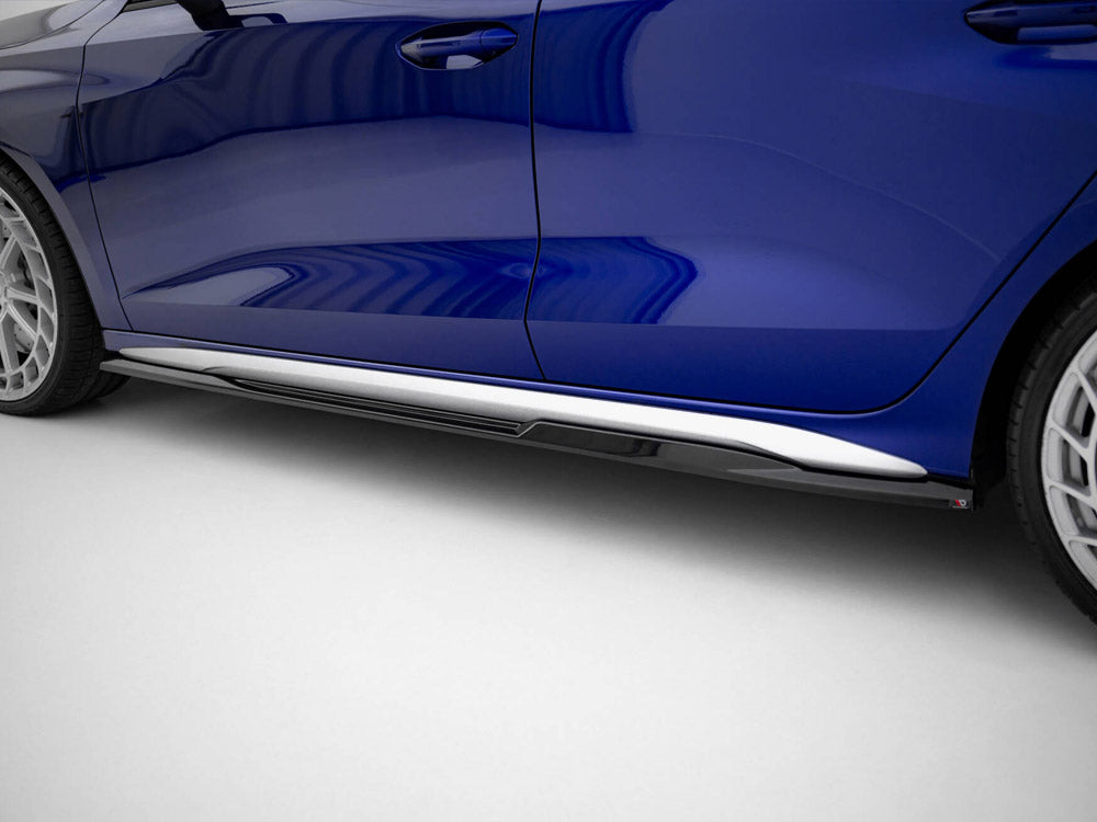 Maxton Design Side Skirts Diffusers V.2 Audi A3 S-Line Sedan / S3 Sedan 8Y Facelift - AU-S3-8YF-S-SD1G - Image 3