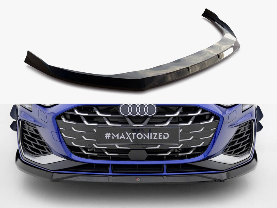Maxton Design Front Splitter V.3 Audi A3 S-Line Sedan / S3 Sedan 8Y Facelift - AU-S3-8YF-S-FD3G - Image 1